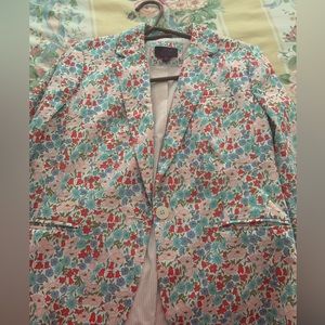 Liberty Print for J.crew Blazer